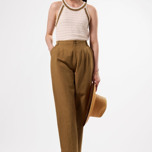 Amour Vert Texture Halter Ivory XL NWT - Picture 2 of 4